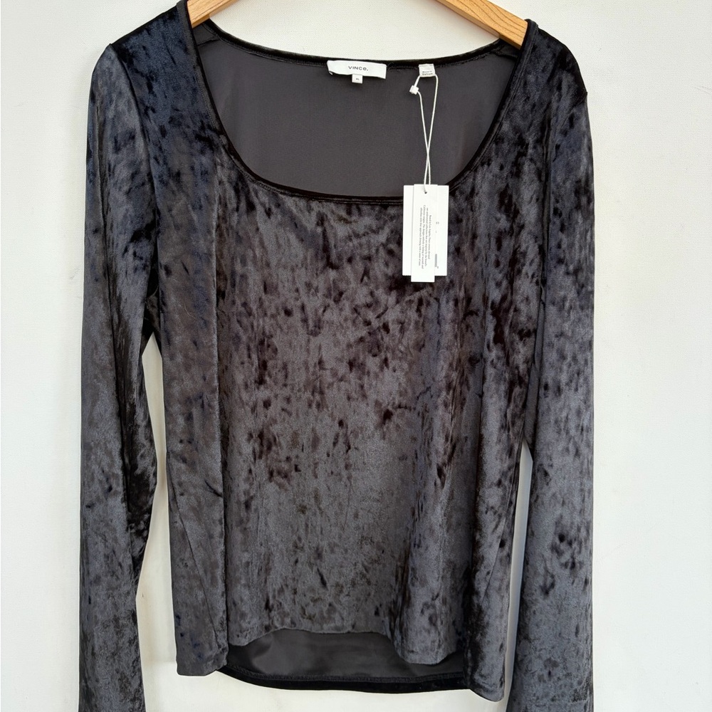 Vince Velvet Top NWT